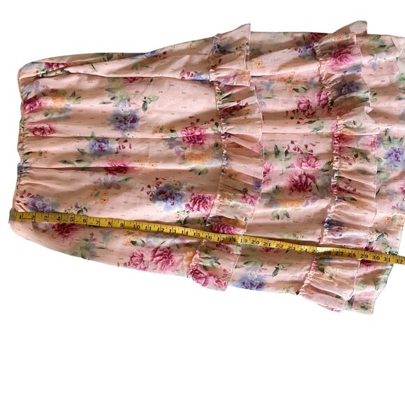 Rare Editions Youth Size XL Spring Dance Boho Fancy Dress Flowers - Picture 4 of 6